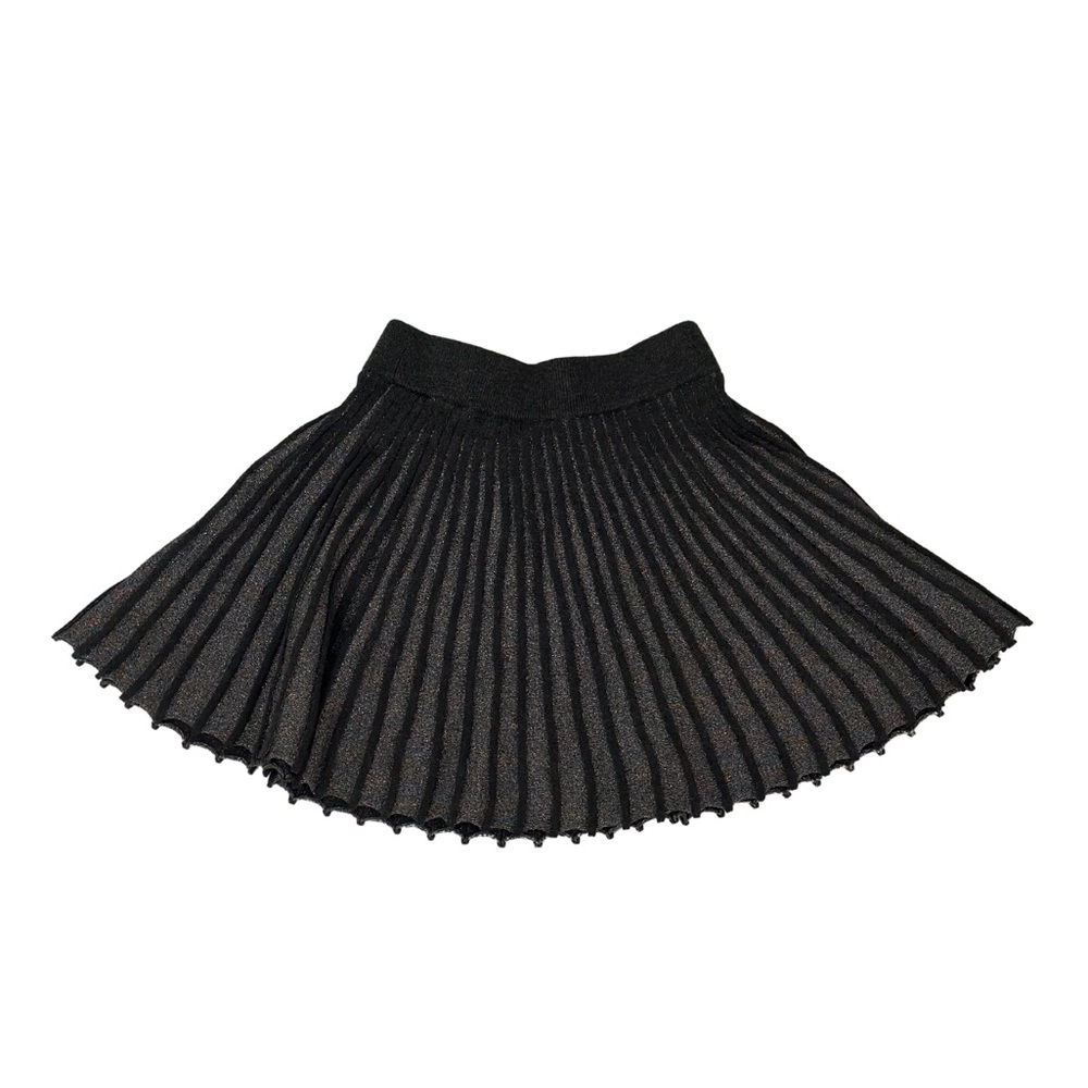 Milly Mini Glitter pleated elastic waist mini skirt - Picture 2 of 5